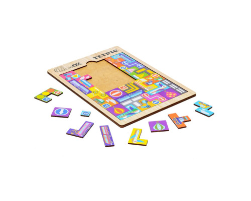 Розвиваюча дерев'яна іграшка "Тетріс Транспорт" Puz-22922