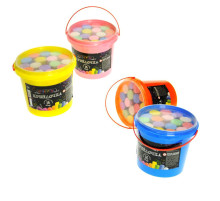 Набор цветных мелков для асфальта КRD-01-01U в ведре 16 шт