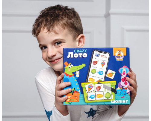 Детская настольная игра "Crazy Лото" VT8055-09 на укр. языке