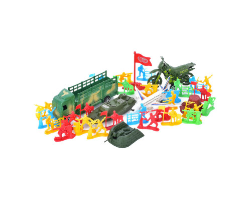 Ігровий набір Солдатики Bambi 8899-39-40 з транспортом Вид 2