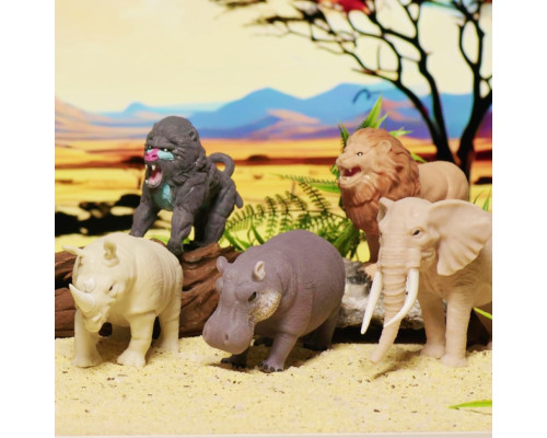 Стретч-іграшка сюрприз "Вартові савани" #sbabam 101/CN24 у вигляді тварини