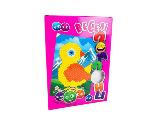 Набір для творчості "Курча" Strateg 30992 веселі помпони