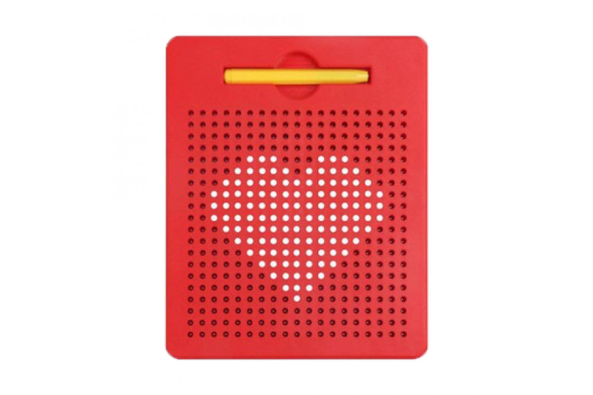 Магнітний планшет "MagPad" TSQ-380B(Red) 21,5см стілус, металеві кульки Магнітний планшет "MagPad" TSQ-380B(Red) 21,5см стілус, металеві кульки