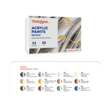 Акриловая краска Набор 3201 Brushme AP3201, 12 цветов