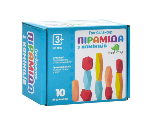 Детская деревянная игра-балансир MD 1896, 10 фигурок