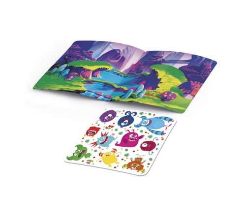 Набір для творчості "Монстрики" VT4206-52, 10 наліпок на планшетці