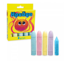 Мелки "Шар" 50117, 5 штук, разноцветные