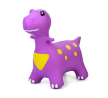 Детская игрушка-прыгун "Динозавр" MS 4152-1(Violet) резина, до 20 кг