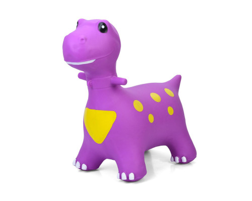 Дитяча іграшка-стрибун "Динозавр" MS 4152-1(Violet) гума, до 20 кг