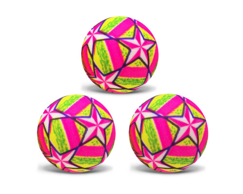 Дитячий яскравий Гумовий м'яч RB26527-6 різнокольоровий, 26 грам, 7 см