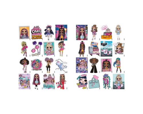 Детская книга-раскраска "Travel Sunset" LCB6 со стикерами