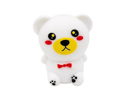 Дитяча антистрес-іграшка Яскравий Ведмедик sa1673(White) 6 см