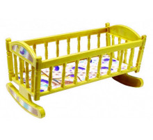 Кроватка для куклы Барби S0013 качалка   S0013(Yellow)