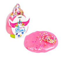 Детский слайм Mi-mi Slimi Рожок с шариками 71826ST(Pink) в баночке 100 г
