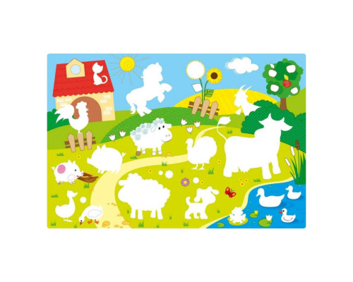 Велика багаторазова малювалка 901675 для маленьких пальчиків