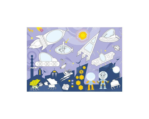 Велика багаторазова малювалка 901675 для маленьких пальчиків