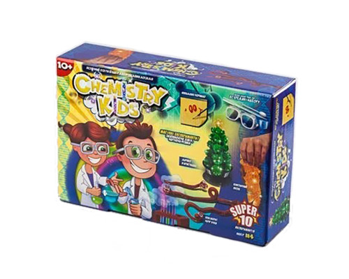 Безпечний навчальний набір для проведення дослідів "CHEMISTRY KIDS" CHK-01-01-04U УКР  CHK-01-04U