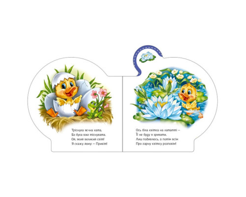 Картонна книжечка "Все про всіх: Все про каченя" 289024 українською мовою