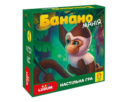 Дитяча настільна гра "Бананоманія"  LD1049-53 українська мова Ludum