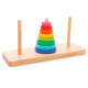 Деревянная игрушка Пирамидка MD 1870, 8 колец