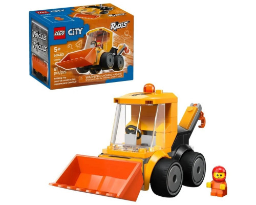Конструктор LEGO "Машинки Будівельний навантажувач" 60483, 61 деталь