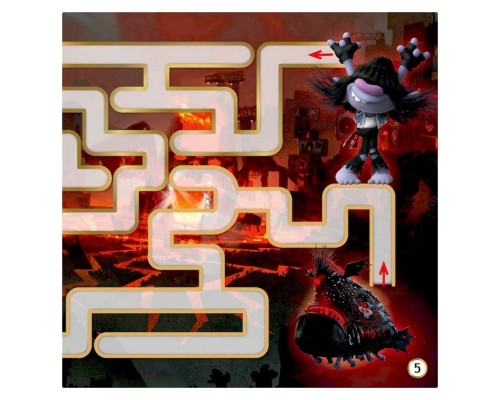 Лабіринти з наклейками "Музика об'єднує" Тролі 1249011, 450 наклейок