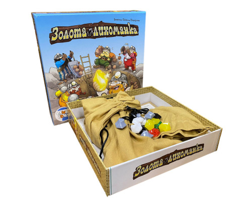 Настольная игра "Золотая лихорадка" ZL001UA (ЗЛ001UA) 95 пластиковых камней
