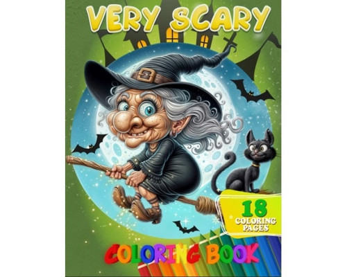 Розмальовка для дітей Very Scary А05122404 формат А4