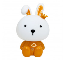 Ночник детский "Зайка с короной" MGZ-1405(Orange) сетевой, питание от USB