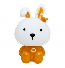 Нічник дитячий "Зайчик з короною" MGZ-1405(Orange) мережевий, живлення від USB