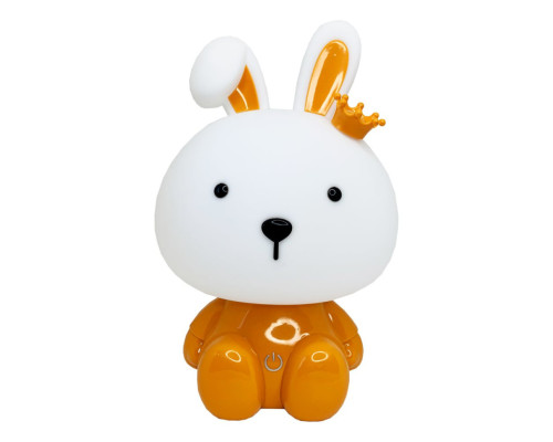 Ночник детский "Зайка с короной" MGZ-1405(Orange) сетевой, питание от USB
