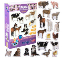 Набор магнитов Magdum "Ферма Мамы и малыши" ML4031-08 EN