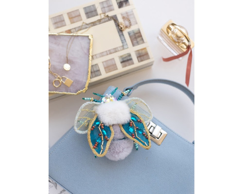 Набір для створення прикраси "Плюшева казка" AD-087 на натуральному полотні