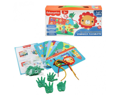 Настольная игра для детей "Игра с пластиковыми ладошками. Учимся считать" VT2905-25