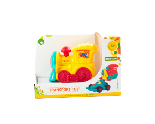 Дитяча іграшкова машинка "Паровозик" 8620_паровозик_жовтий