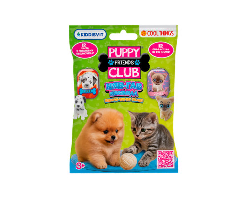 Фигурка-сюрприз "Мяу-гав команда" PC062, 1х1х2 см, серия "Puppy Club"