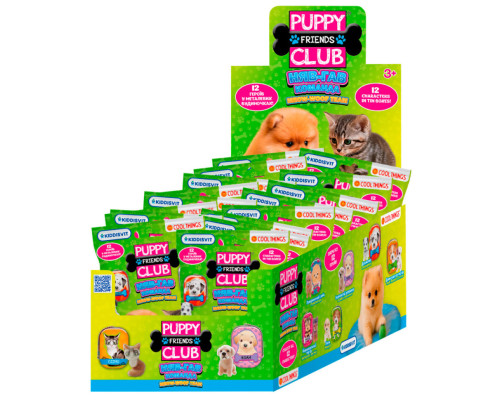Фигурка-сюрприз "Мяу-гав команда" PC062, 1х1х2 см, серия "Puppy Club"