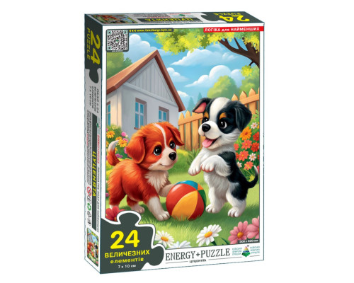 Пазл дитячий Цуценята 88236, 24 великих елемента