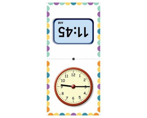 Математическое домино "Изучаем время" 1348003, 72 карточки