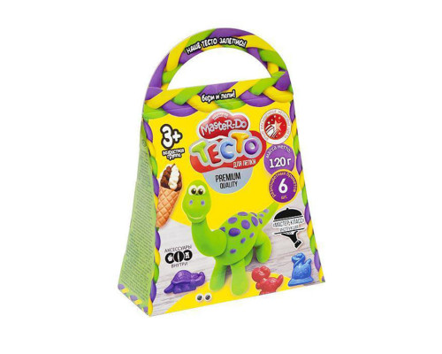 Набір креативної творчості "Master Do" TMD-04-01…06, 6 кольорів тіста Дино