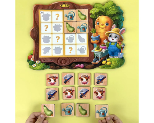 Детская настольная игра "Судоку" (ПСД297) PSD297, 70 фишек