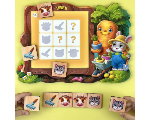 Детская настольная игра "Судоку" (ПСД297) PSD297, 70 фишек