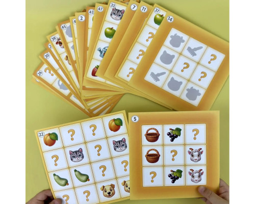 Детская настольная игра "Судоку" (ПСД297) PSD297, 70 фишек