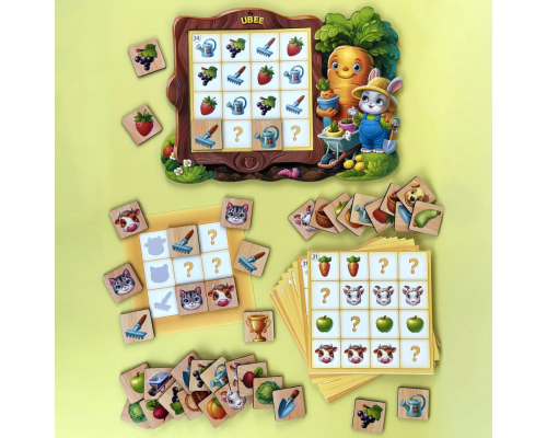 Детская настольная игра "Судоку" (ПСД297) PSD297, 70 фишек