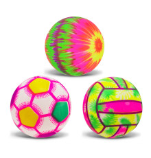 Дитячий яскравий Гумовий м'яч RB26527-7 різнокольоровий, 26 грам, 7 см