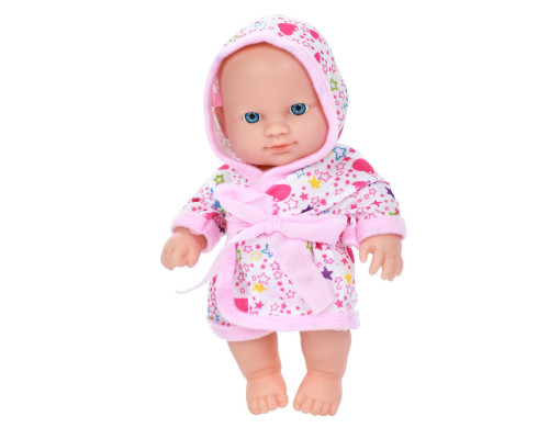 Дитяча іграшка Пупс у халаті A201-U(Pink) 21 см