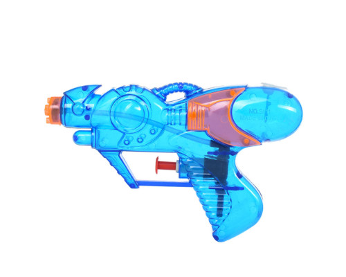 Детская игрушка Водяной пистолет M0869 размер маленький, 15,5 см Голубой