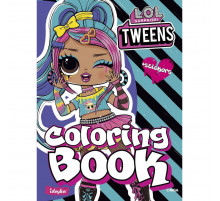 Дитяча книжка-розмальовка "Tweens Emma Emo" LCB8 зі стікерами