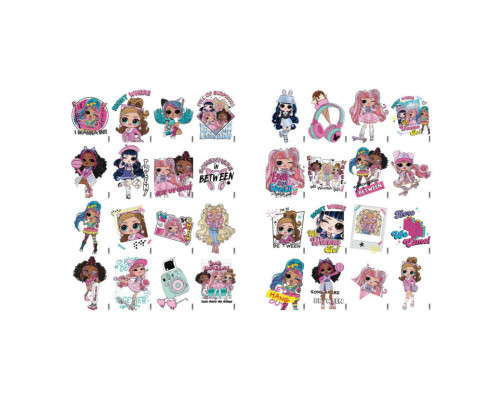 Детская книга-раскраска "Tweens Emma Emo" LCB8 со стикерами