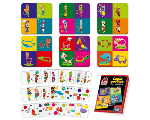 Игра развивающая "Чья половинка?" VТ1302-30 с пластиковыми картами